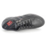basket noir en cuir