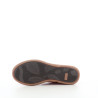 Baskets hautes en cuir rouges