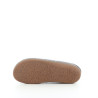 Pantoufles grises avec illustration moustache