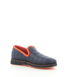 Pantoufle textile marine