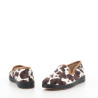 Pantoufles en textile motif vaches
