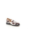 Pantoufles en textile motif vaches