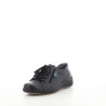 Baskets basses en cuir bleu marine