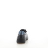 Baskets basses en cuir bleu marine
