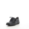 Baskets basses en cuir noir