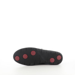 Baskets basses en cuir noir
