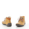 Baskets hautes jaune moutarde