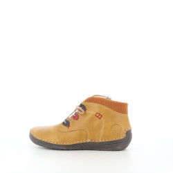 Baskets hautes jaune moutarde