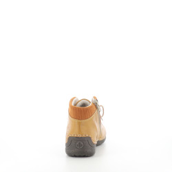 Baskets hautes jaune moutarde