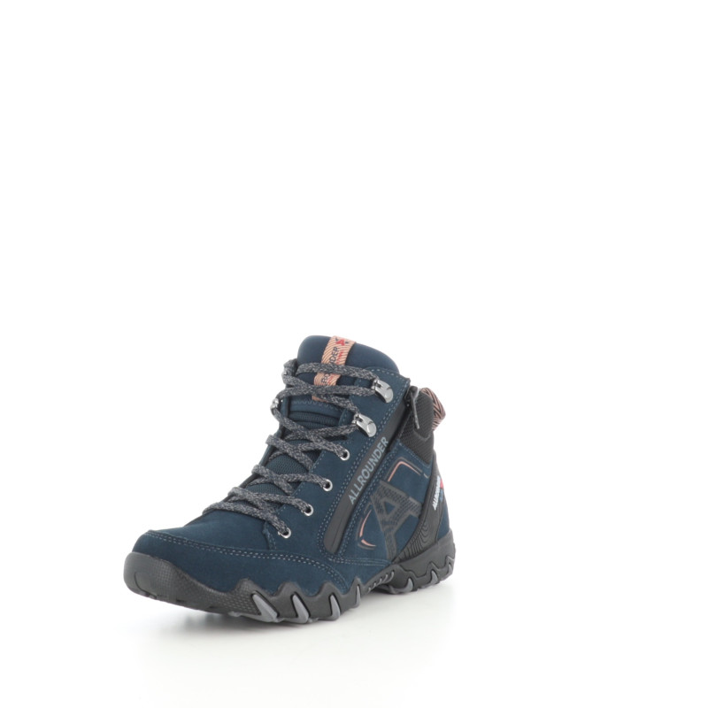 Baskets hautes bleu marine