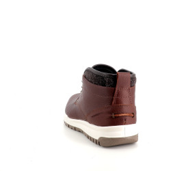 Chaussures montantes en cuir marron TBS