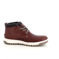 Chaussures montantes en cuir marron TBS