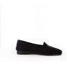 chausson Semelflex noir à motifs dorés - Anjou-chaussures