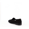 chausson Semelflex noir à motifs dorés - Anjou-chaussures