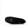 chausson Semelflex noir à motifs dorés - Anjou-chaussures