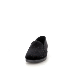 Chaussons noir à pois Semelflex