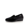 Chaussons noir à pois Semelflex