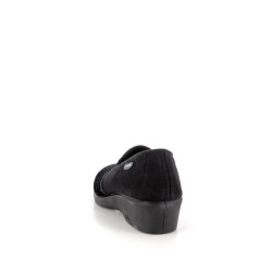 Chaussons noir à pois Semelflex
