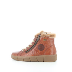 Baskets hautes fausse fourrure
