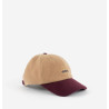 Casquette beige et bordeaux Gorra Pano