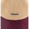 Casquette beige et bordeaux Gorra Pano