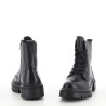Boots noires en cuir