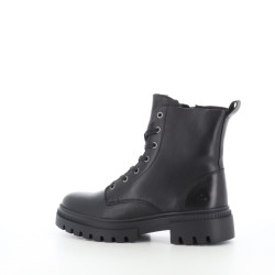 Boots noires en cuir