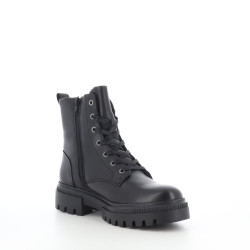 Boots noires en cuir