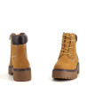 Boots marron en cuir