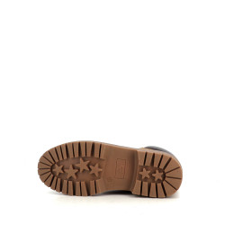 Boots marron en cuir