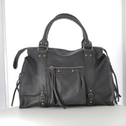 Sac en cuir Noir