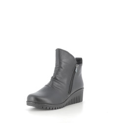 Boots Noirs en Cuir