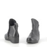 Boots Noirs en Cuir