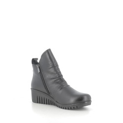 Boots Noirs en Cuir