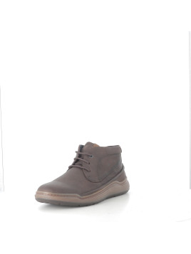 Baskets Hautes en Cuir Marron