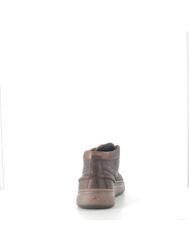 Baskets Hautes en Cuir Marron