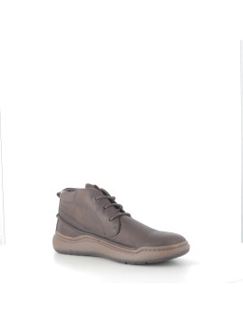 Baskets Hautes en Cuir Marron