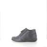 Baskets Hautes en Cuir Bleu Marine