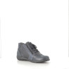 Baskets Hautes en Cuir Bleu Marine
