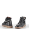 Baskets Hautes en Cuir Noir