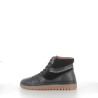 Baskets Hautes en Cuir Noir