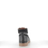 Baskets Hautes en Cuir Noir