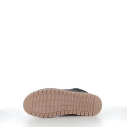 Baskets Hautes en Cuir Noir