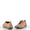 Baskets Basses en Cuir Jaune
