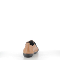 Baskets Basses en Cuir Jaune