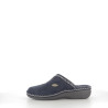 Mules en Textile Bleu Marine