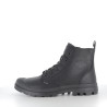 Baskets Montantes Unisexe en Cuir Noir