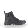 Baskets Montantes Unisexe en Cuir Noir