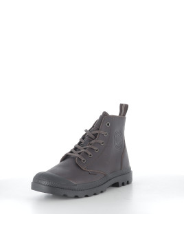 Baskets Montantes Unisexe en Cuir Marron