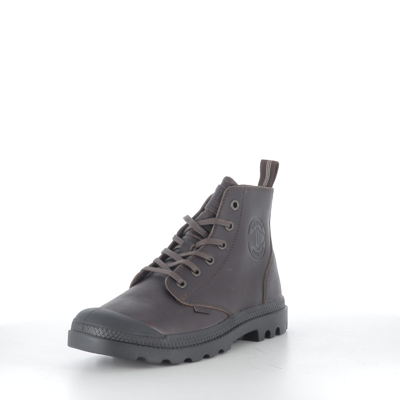 Baskets Montantes Unisexe en Cuir Marron